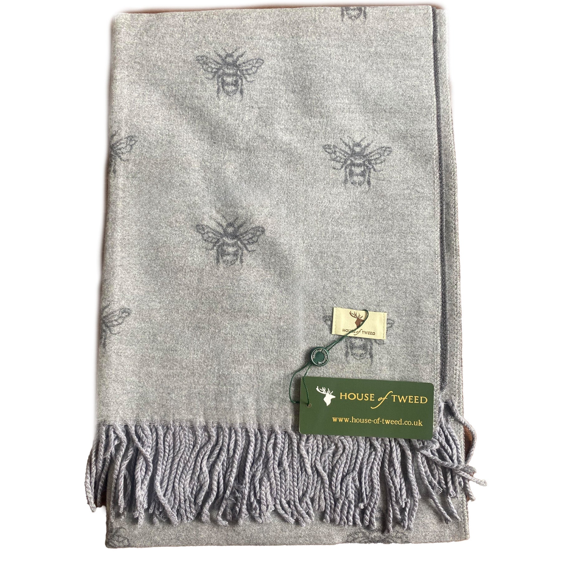House of Tweed Cashmere Blend Reversible Scarf - Bee - Image 19