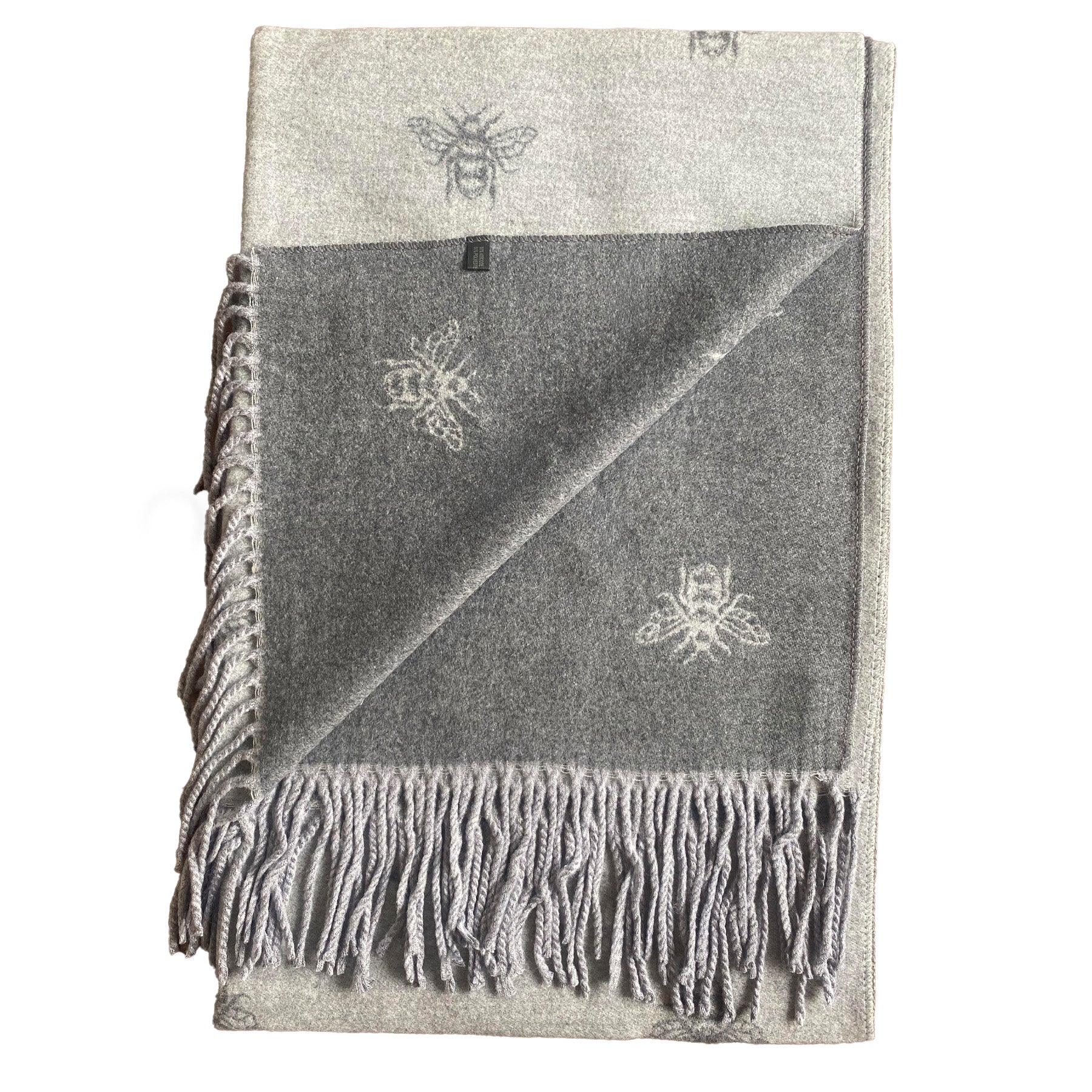 House of Tweed Cashmere Blend Reversible Scarf - Bee - Image 20
