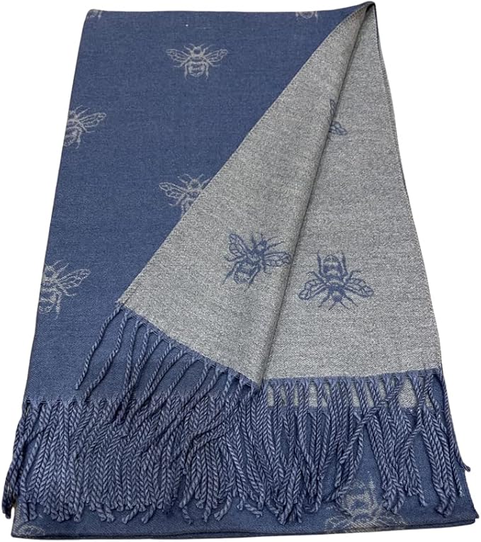 House of Tweed Cashmere Blend Reversible Scarf - Bee - Image 24