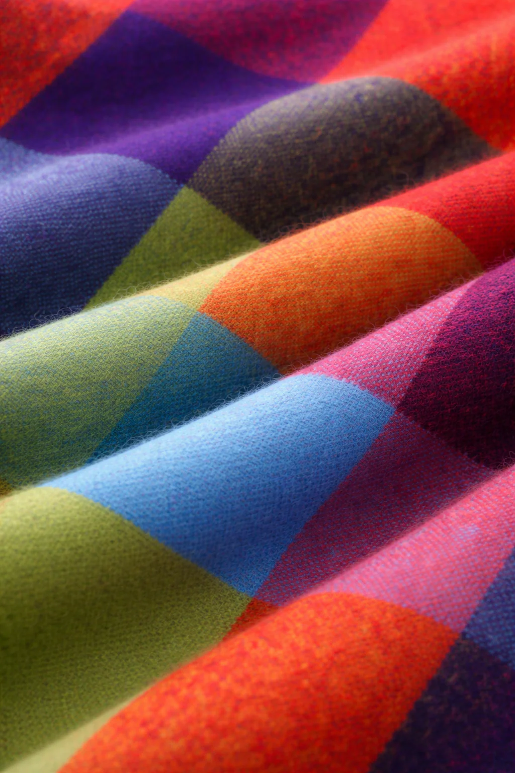 House Of Tweed Womens Soft Check Tartan Scarf - Image 12