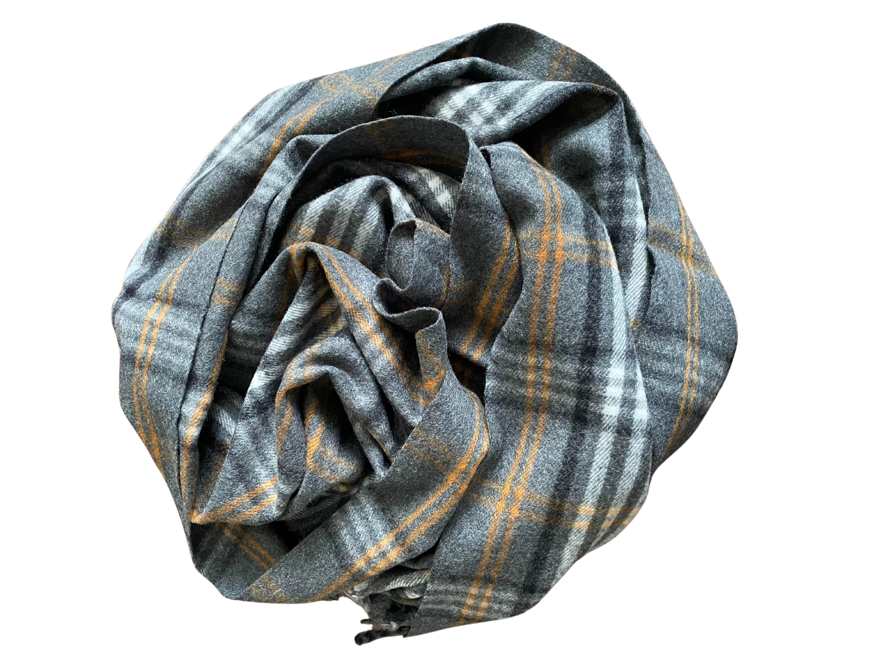House Of Tweed Womens Soft Check Tartan Scarf - Image 3
