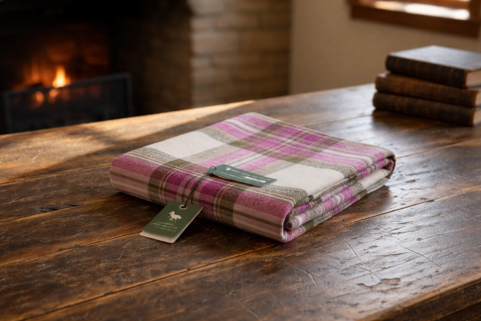 House Of Tweed Womens Soft Check Tartan Scarf - Image 48
