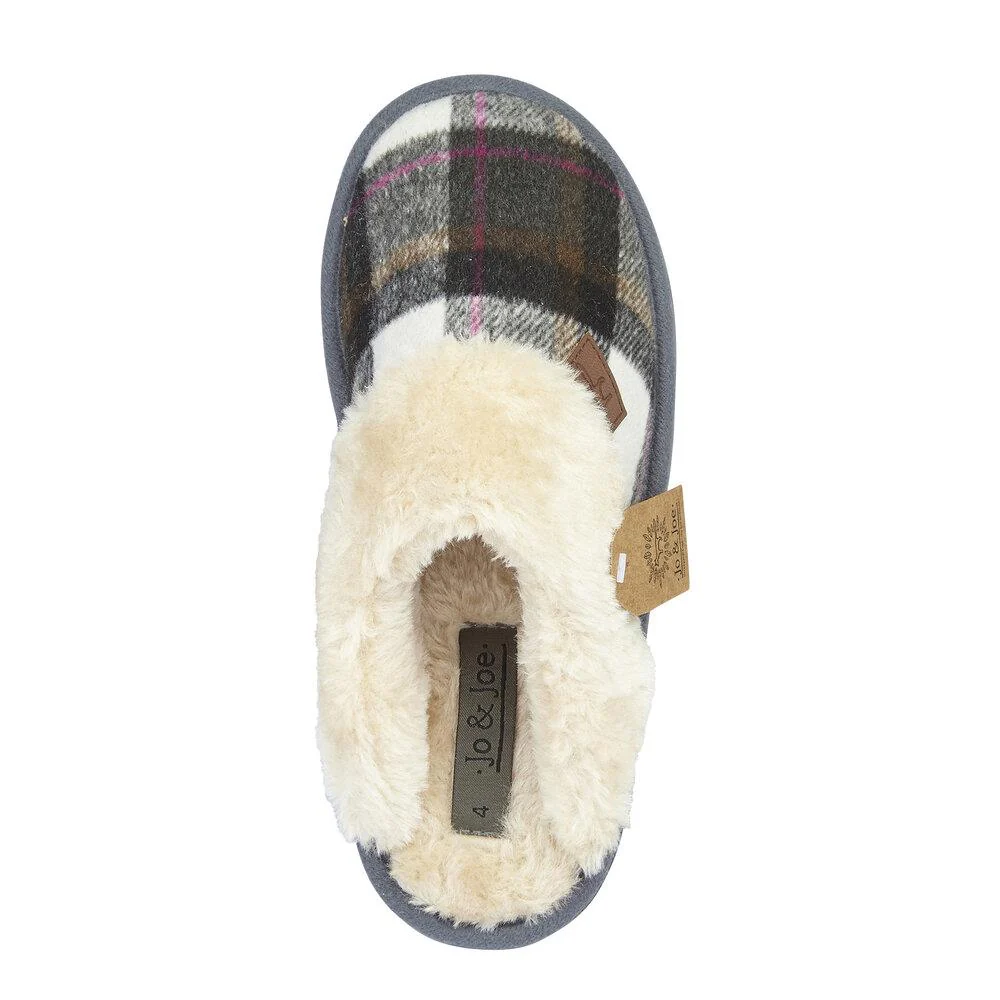 Jo & Joe Women's Winter Warm Fur Luxury Slip-On Mule Booties - Image 11