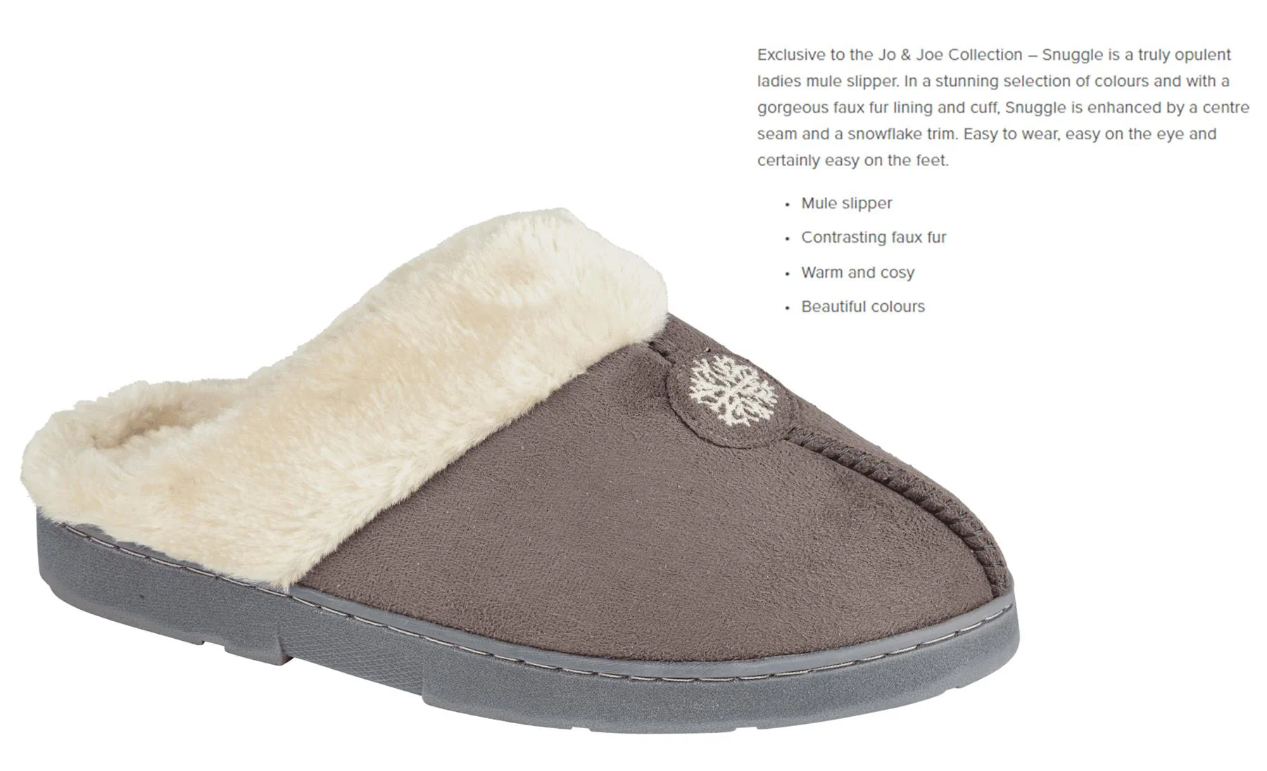 Jo & Joe Women's Winter Warm Fur Luxury Slip-On Mule Booties - Image 22
