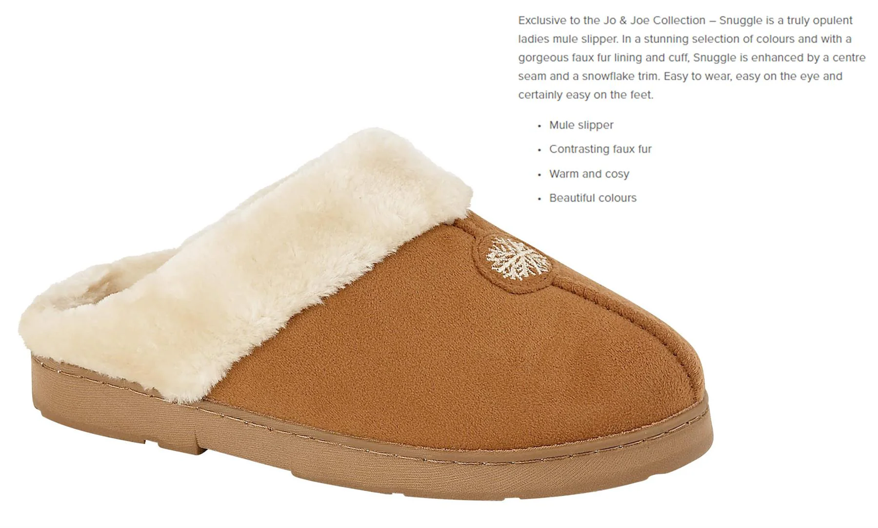 Jo & Joe Women's Winter Warm Fur Luxury Slip-On Mule Booties - Image 23