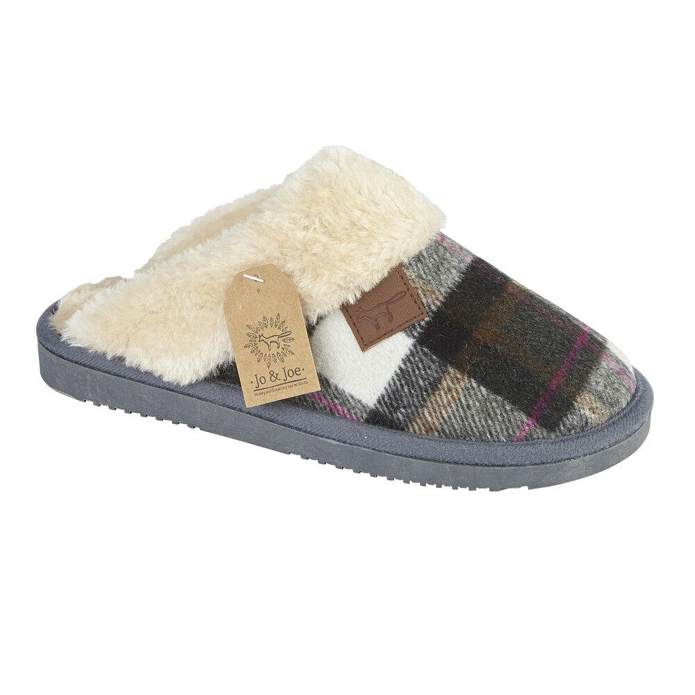 Jo & Joe Women's Winter Warm Fur Luxury Slip-On Mule Booties - Image 5