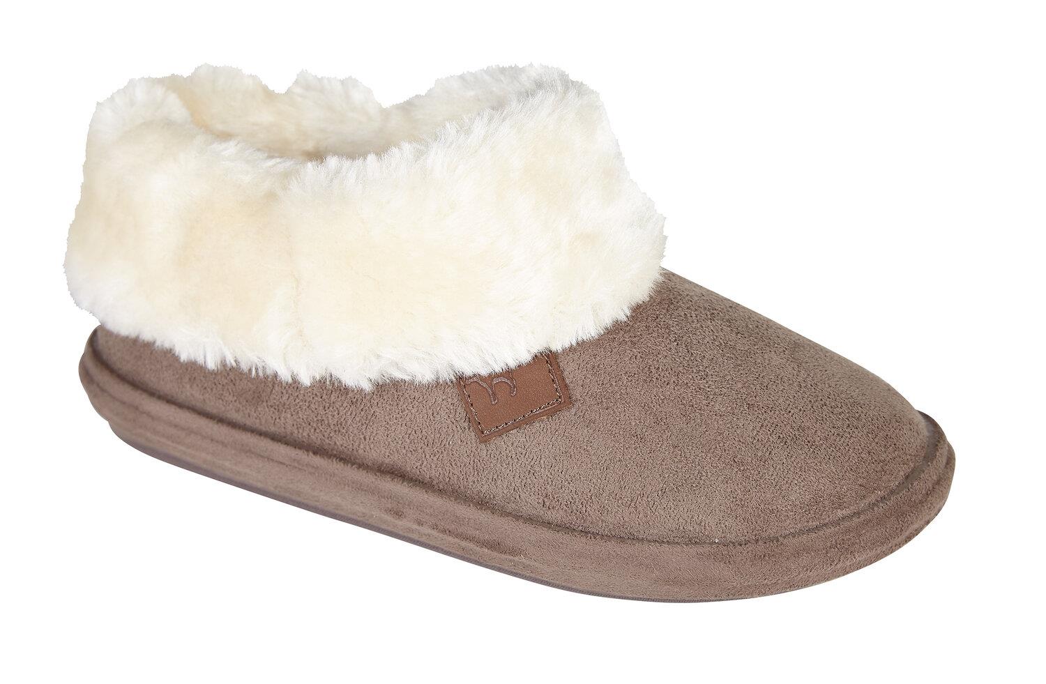 Jo & Joe Women's Winter Warm Fur Luxury Slip-On Mule Booties - Image 9