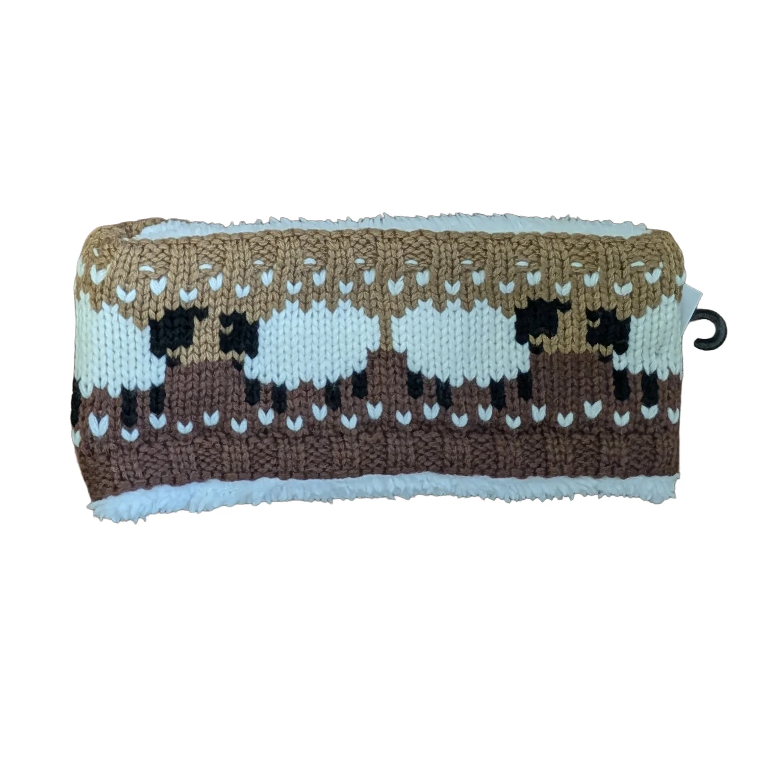 Ladies Sheep Knit Headband with Cosy Teddy Fleece Lining - Image 6