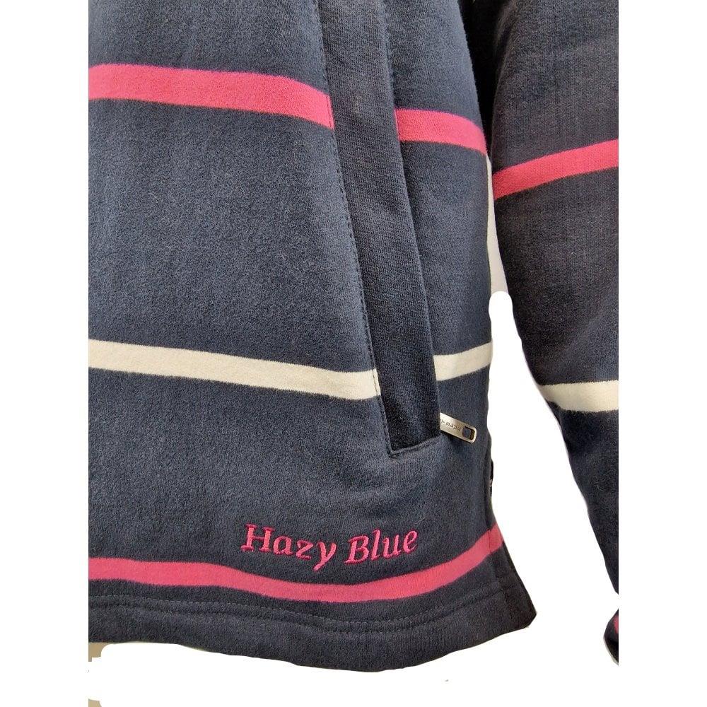 Hazy Blue Womens Half Zip Pullover Sweatshirts - Lizzy - Image 7