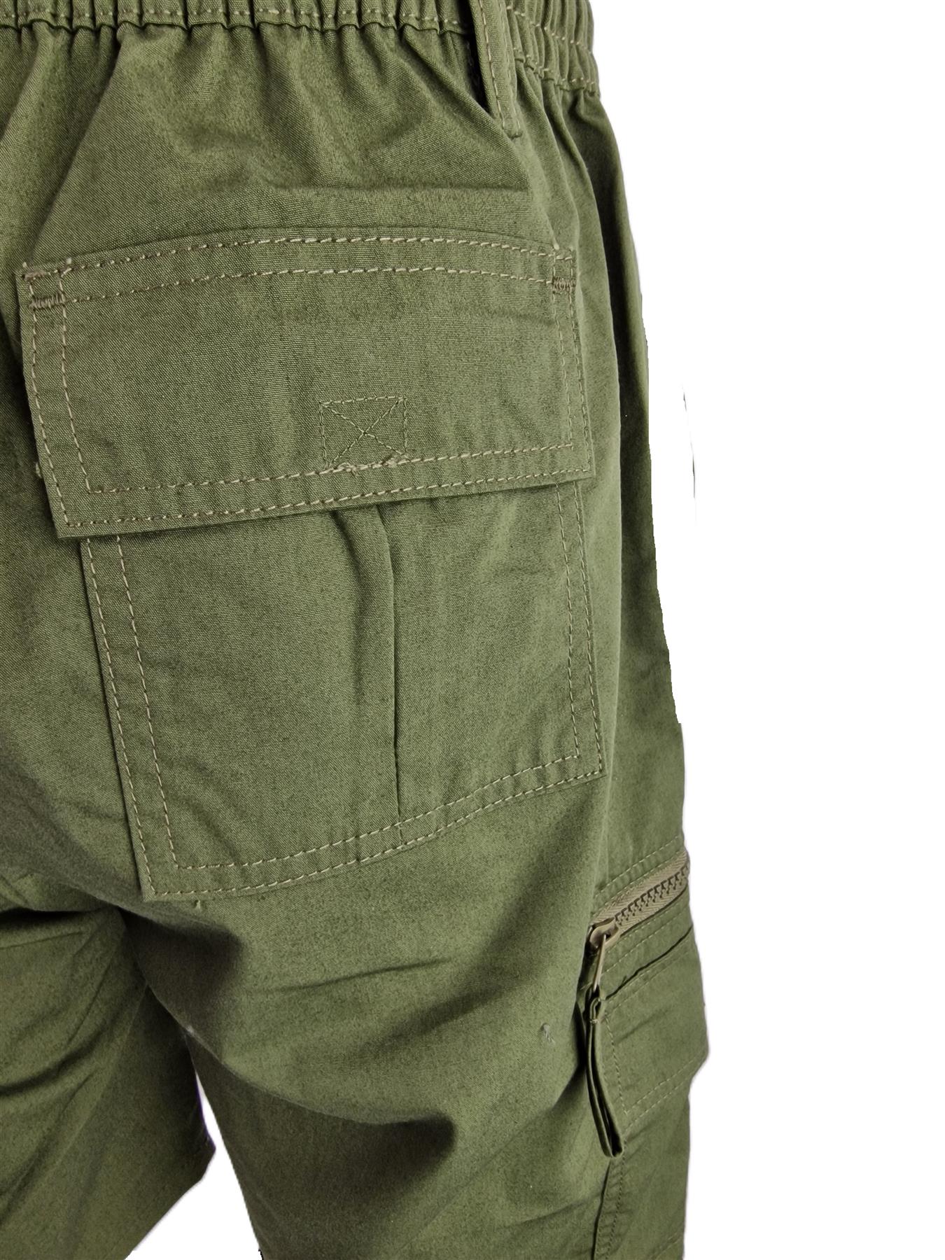 Mens Adults High Mount Summer Elasticated Shorts - Image 15
