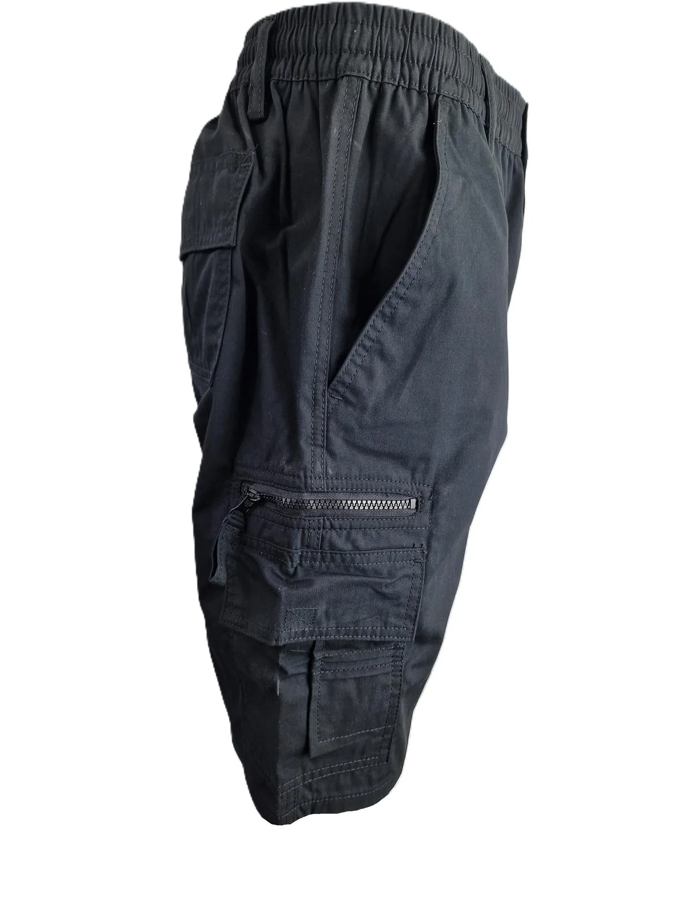 Mens Adults High Mount Summer Elasticated Shorts - Image 5