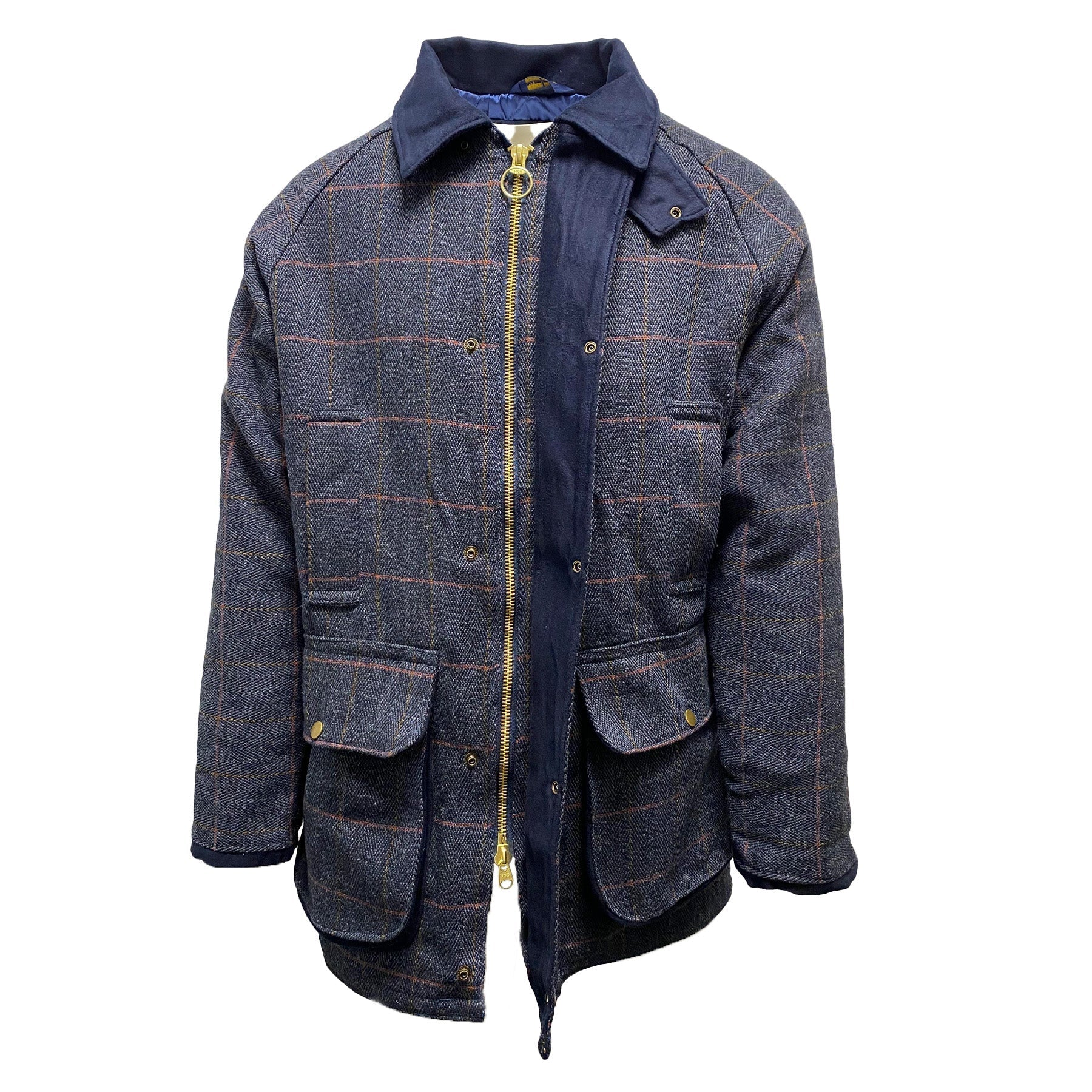 Hazy Blue Mens Derby Tweed Waterproof Jacket - Image 11