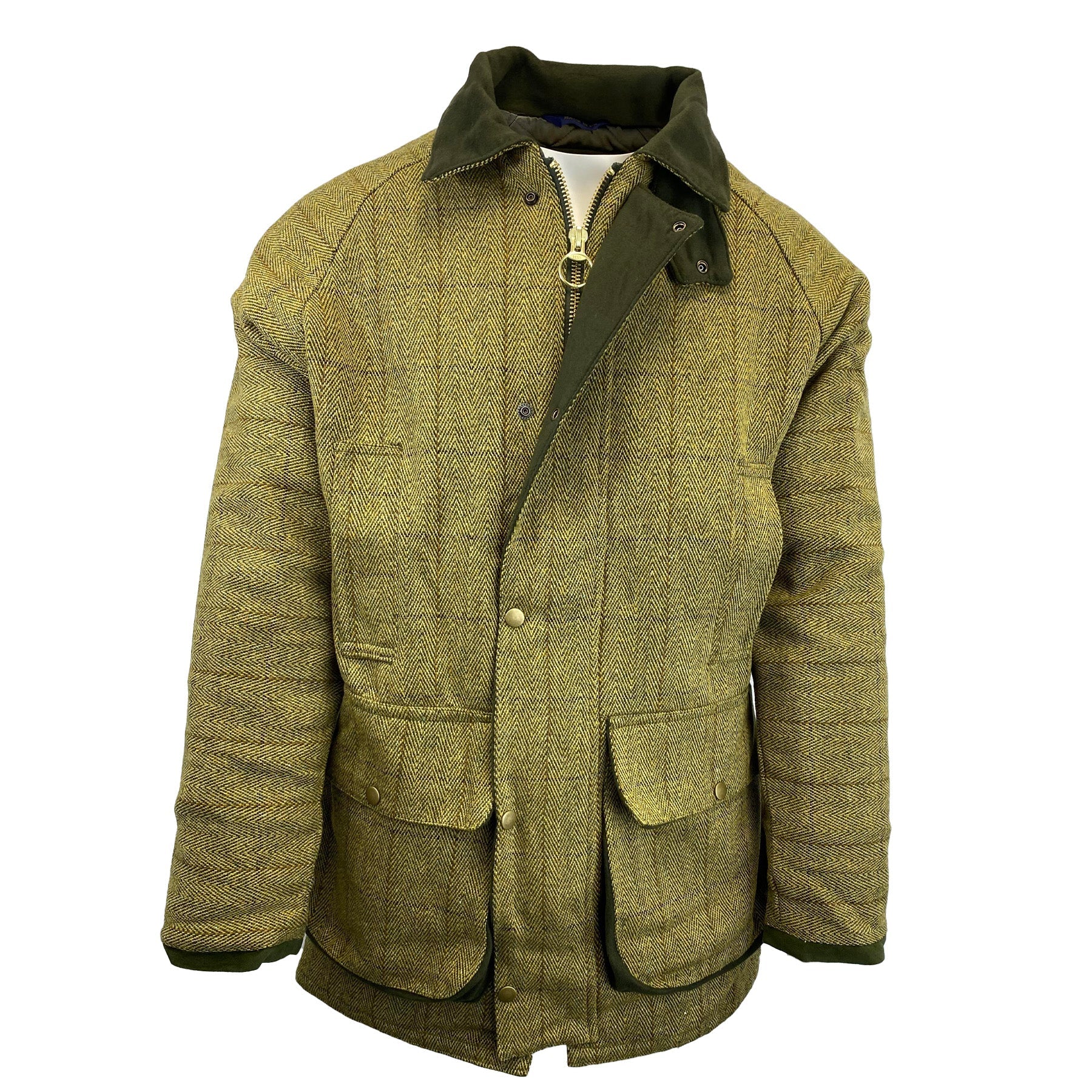 Hazy Blue Mens Derby Tweed Waterproof Jacket - Image 2
