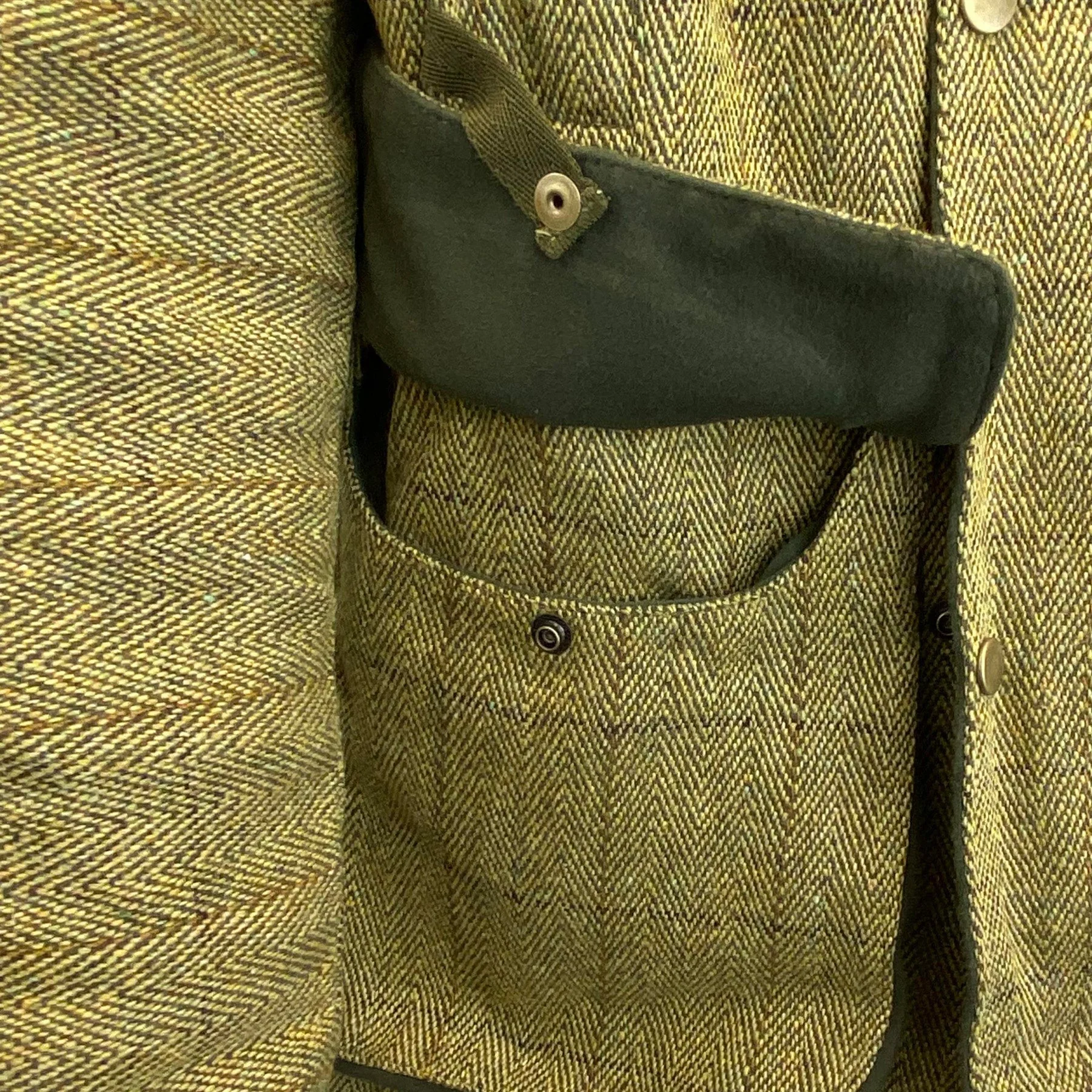 Hazy Blue Mens Derby Tweed Waterproof Jacket - Image 6