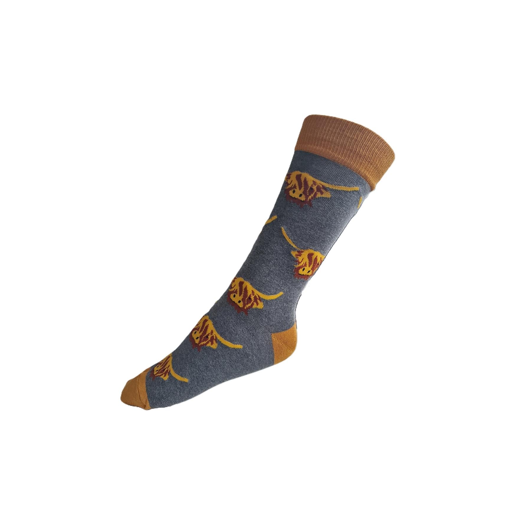 Mens House Of Tweed Luxury Mens Premium Bamboo Socks Scotland Clans - Image 12