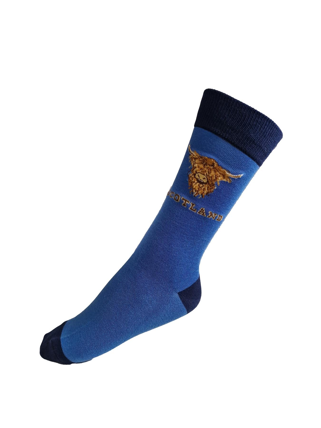 Mens House Of Tweed Luxury Mens Premium Bamboo Socks Scotland Clans - Image 2