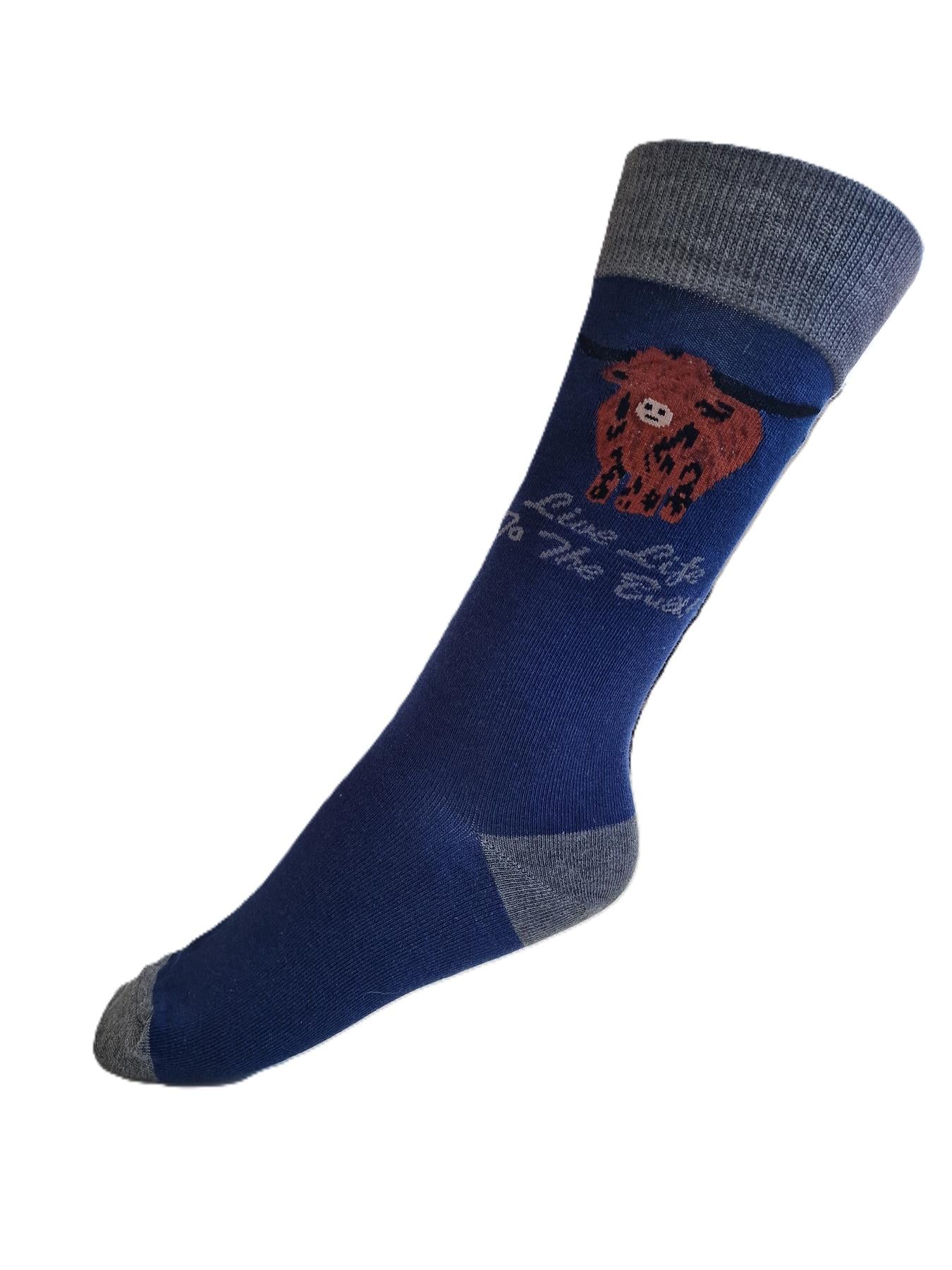 Mens House Of Tweed Luxury Mens Premium Bamboo Socks Scotland Clans - Image 25