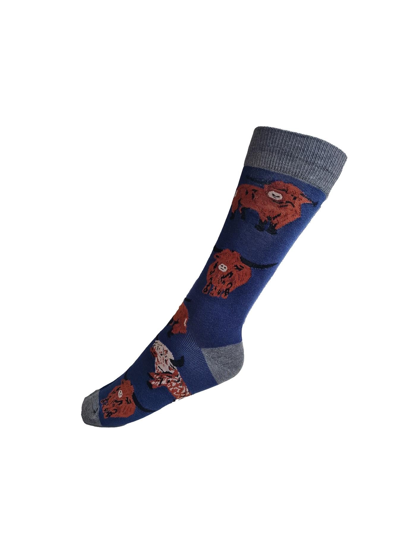 Mens House Of Tweed Luxury Mens Premium Bamboo Socks Scotland Clans - Image 4