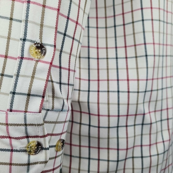 Country Classics Mens Long Sleeve Check Shirt - Beaver Red - Image 4