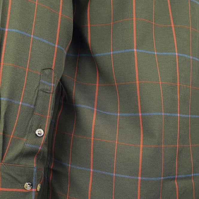 Country Classics Mens Long Sleeve Check Shirt - Chatsworth Green - Image 4