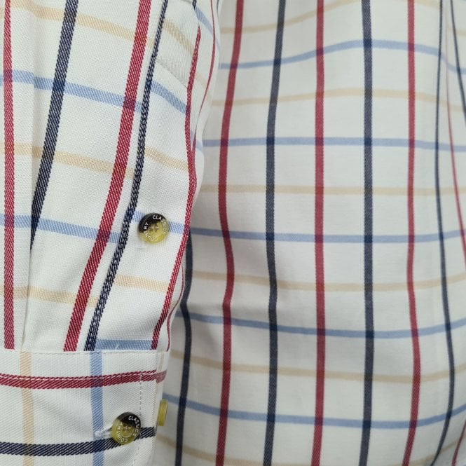 Country Classics Mens Long Sleeve Check Shirt - Redcar Red - Image 4
