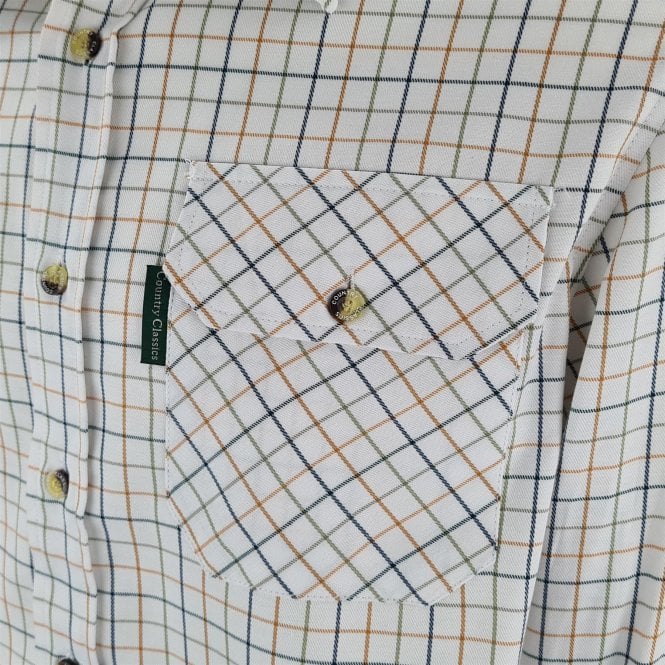 Country Classics Mens Long Sleeve Check Shirt - Tattersall - Image 5
