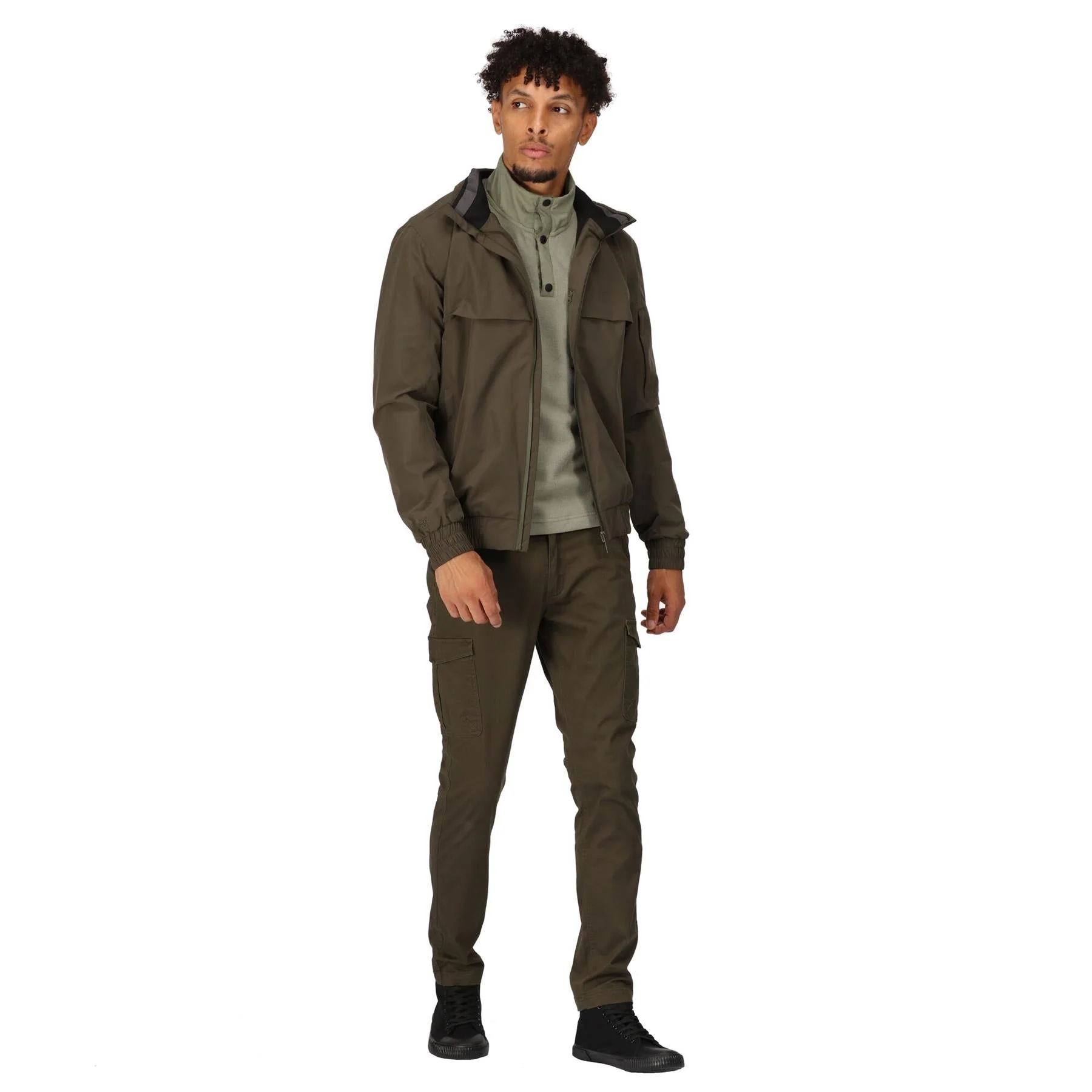 Regatta Men's Shorebay Bomber Style Waterproof Jacket - Image 3