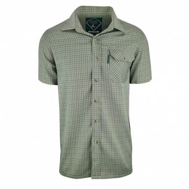 Country Classics Mens Short Sleeve Check Shirt - Cartmel - Image 4