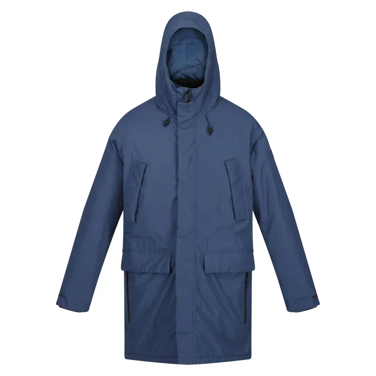 Men's Tavaris Waterproof Parka Jacket | Dark Denim - Image 6