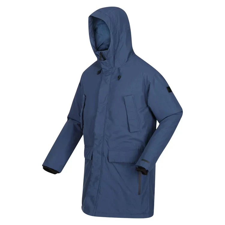 Men's Tavaris Waterproof Parka Jacket | Dark Denim - Image 7