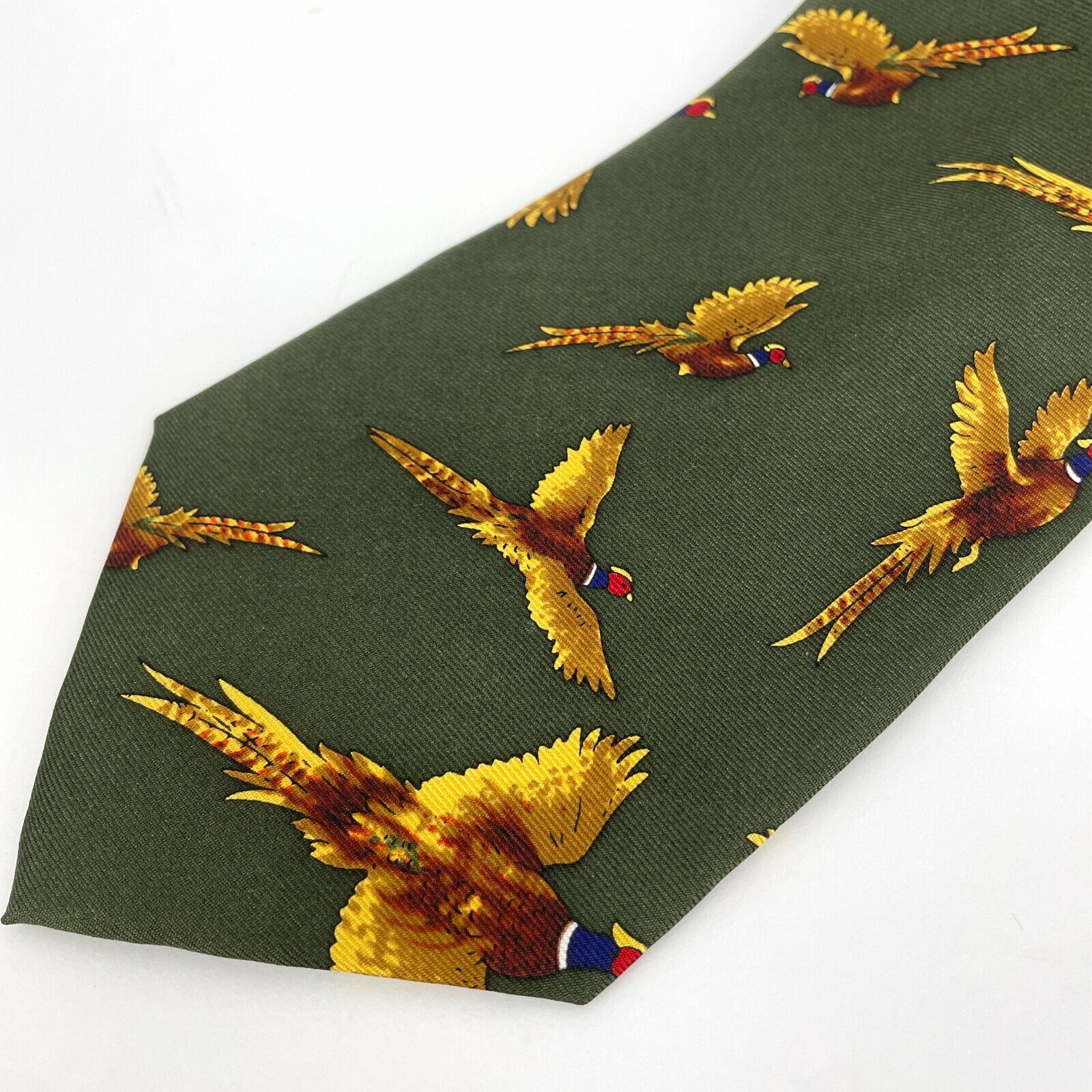 Oxford Blue Mens Silk Tie - Image 11