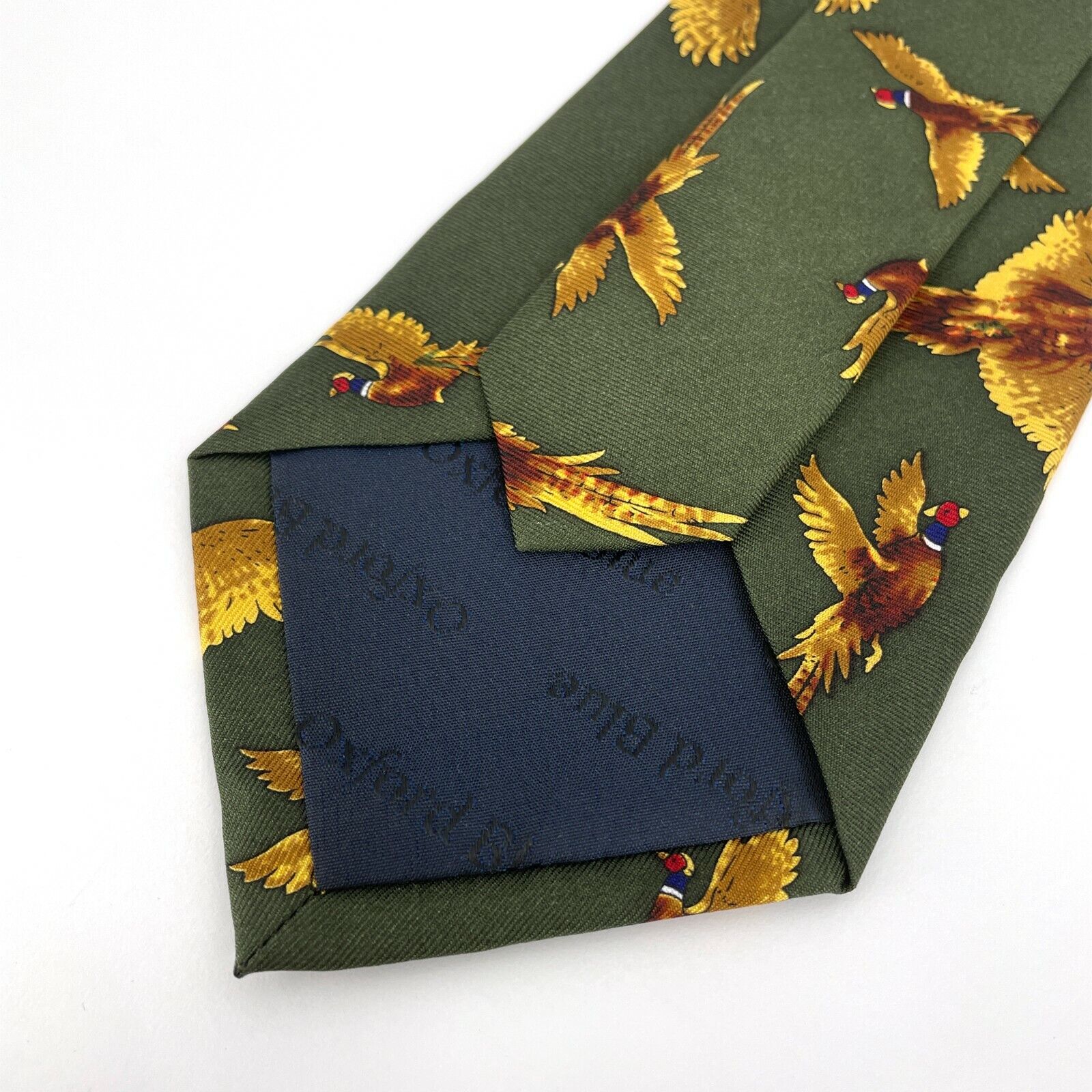 Oxford Blue Mens Silk Tie - Image 5