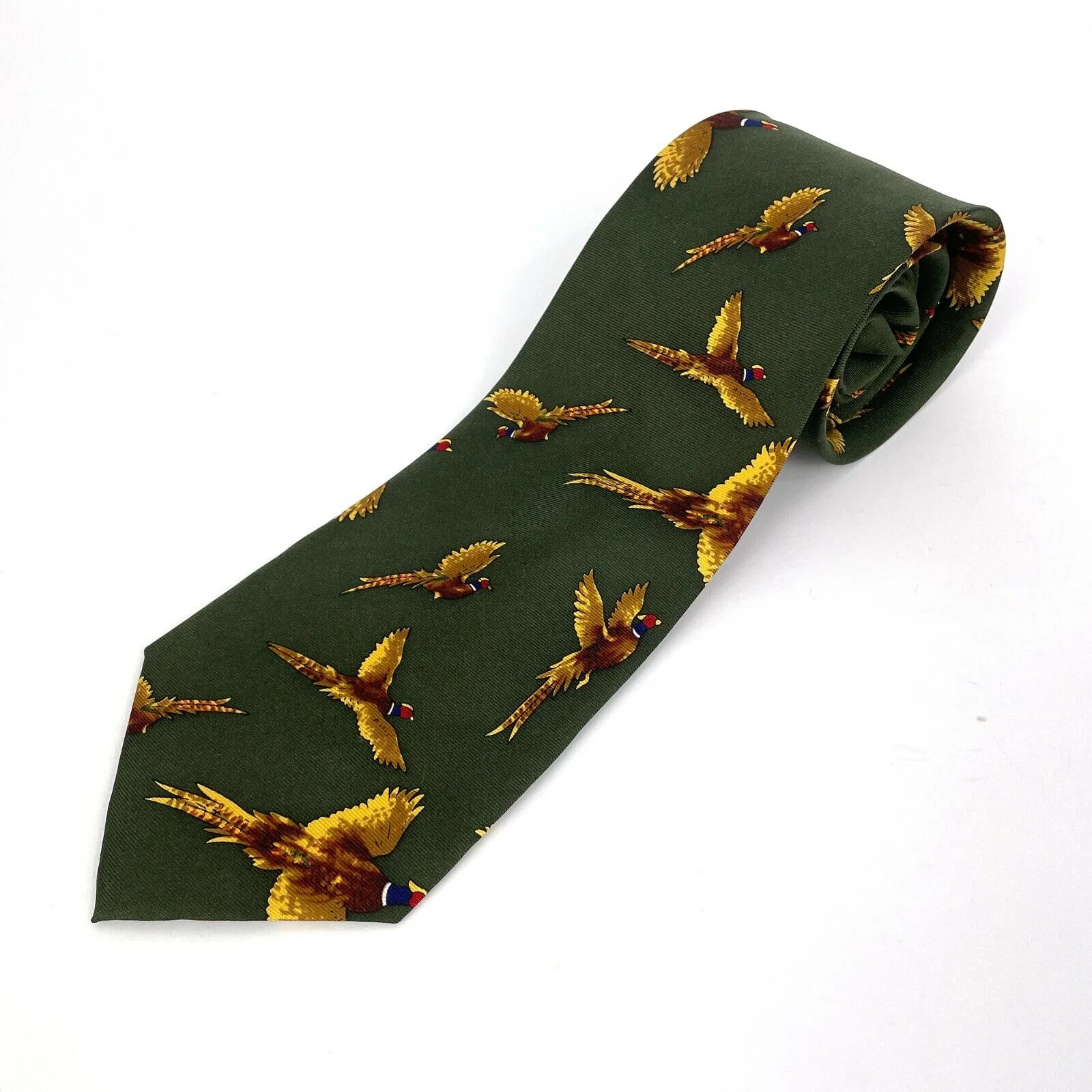 Oxford Blue Mens Silk Tie - Image 6