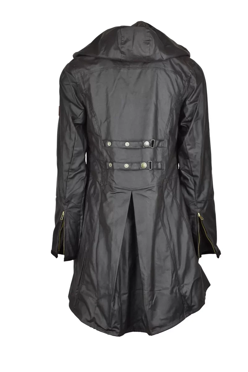 Oxford Blue Ladies Olivia Wax Jacket - Image 10