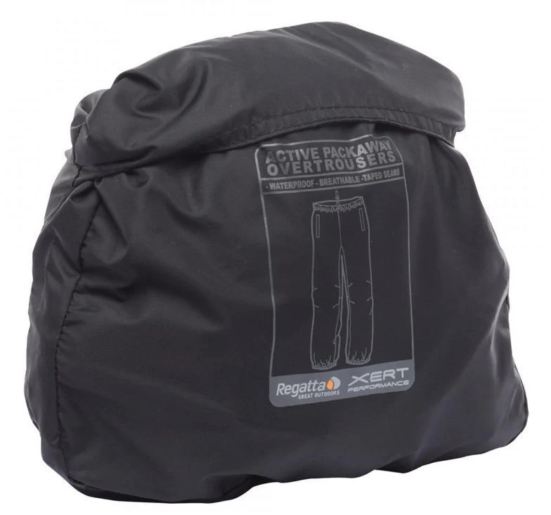 Regatta Active Packaway Waterproof Breathable Over Trousers with Pocket Bag - Image 5