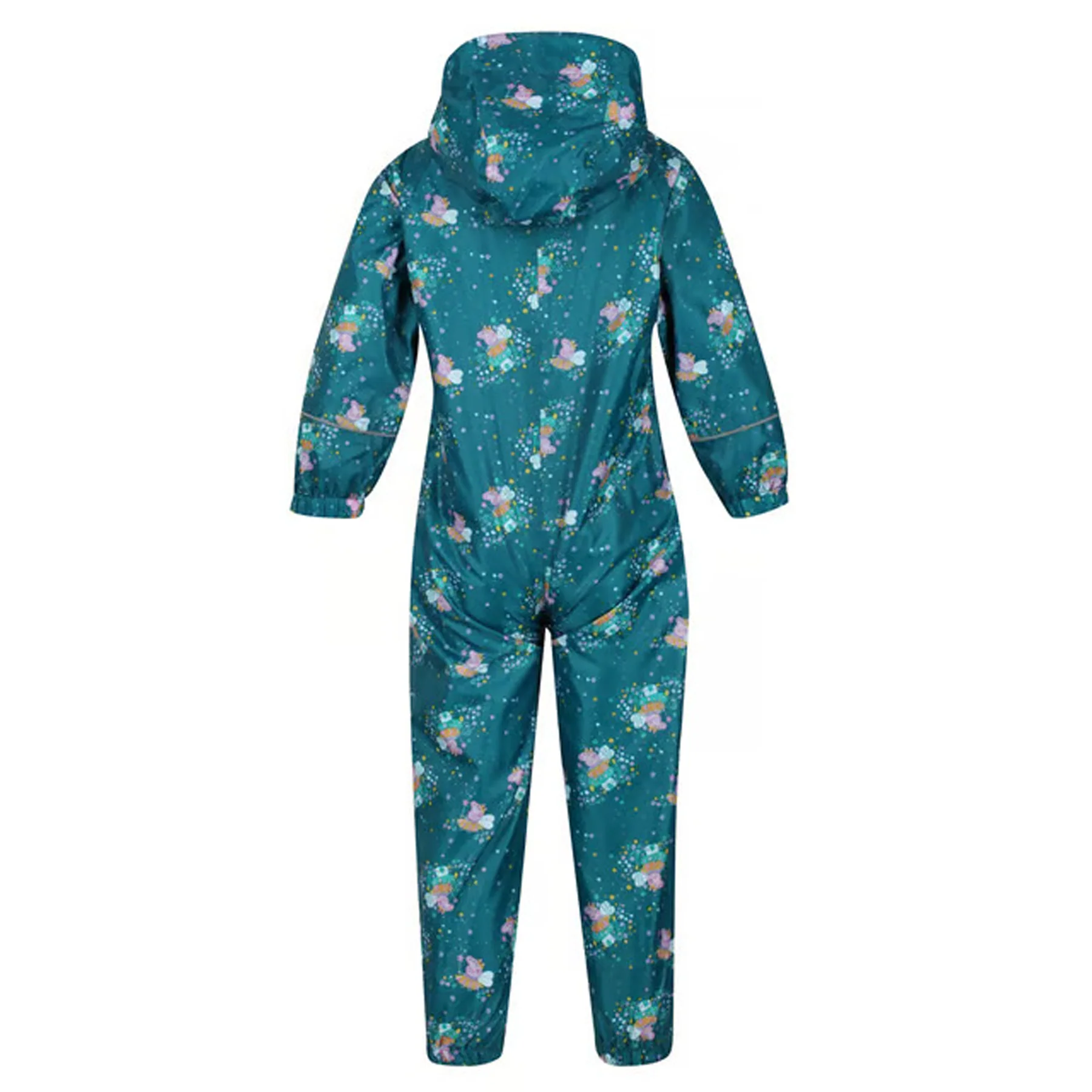 Regatta Childrens/Kids Pobble Peppa Pig Waterproof Snowsuit (Gulfstream) - Image 3