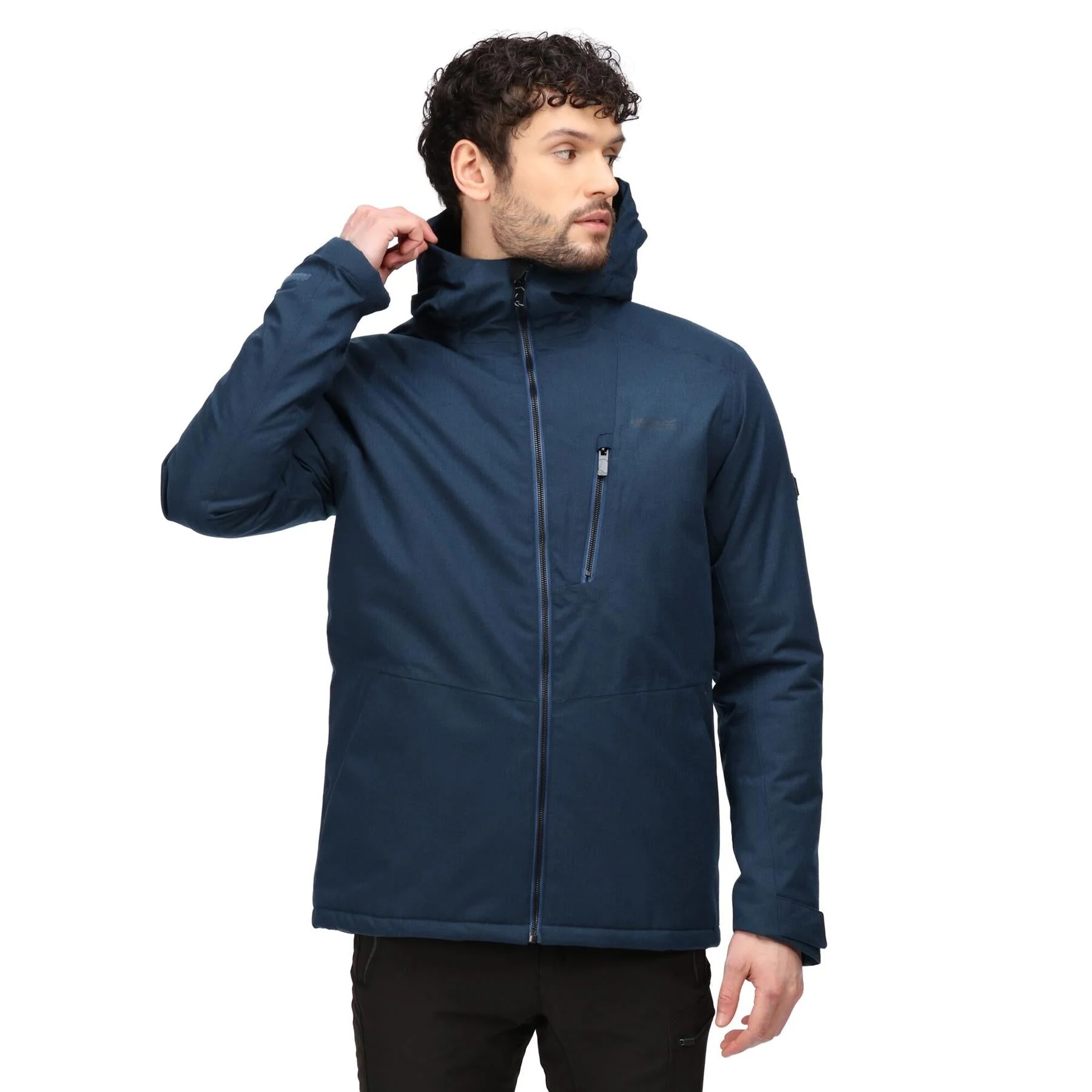 Regatta Highside VI Mens Waterproof Jacket isotex 10000 Built In Torch - Image 2