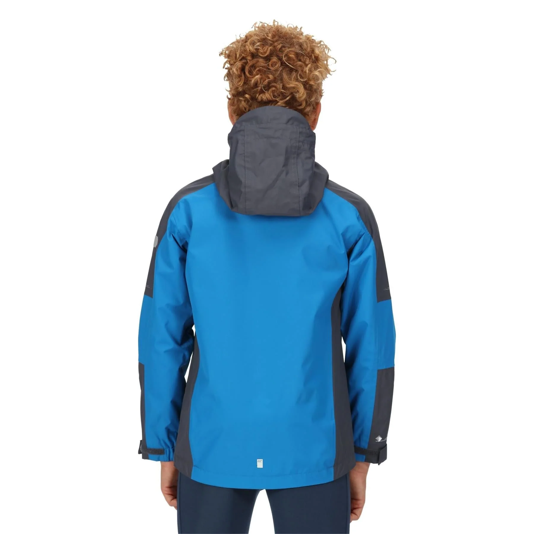 Regatta Kids Calderdale II Waterproof Hooded Zip Pocket Jacket - Image 11