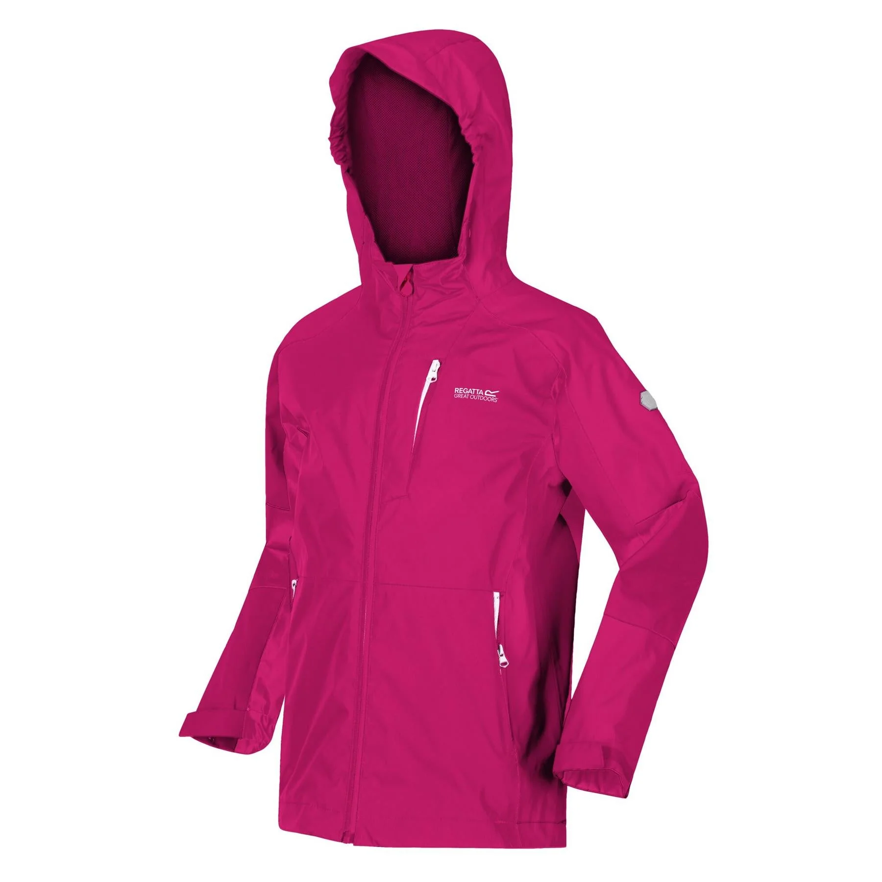 Regatta Kids Calderdale II Waterproof Hooded Zip Pocket Jacket - Image 13