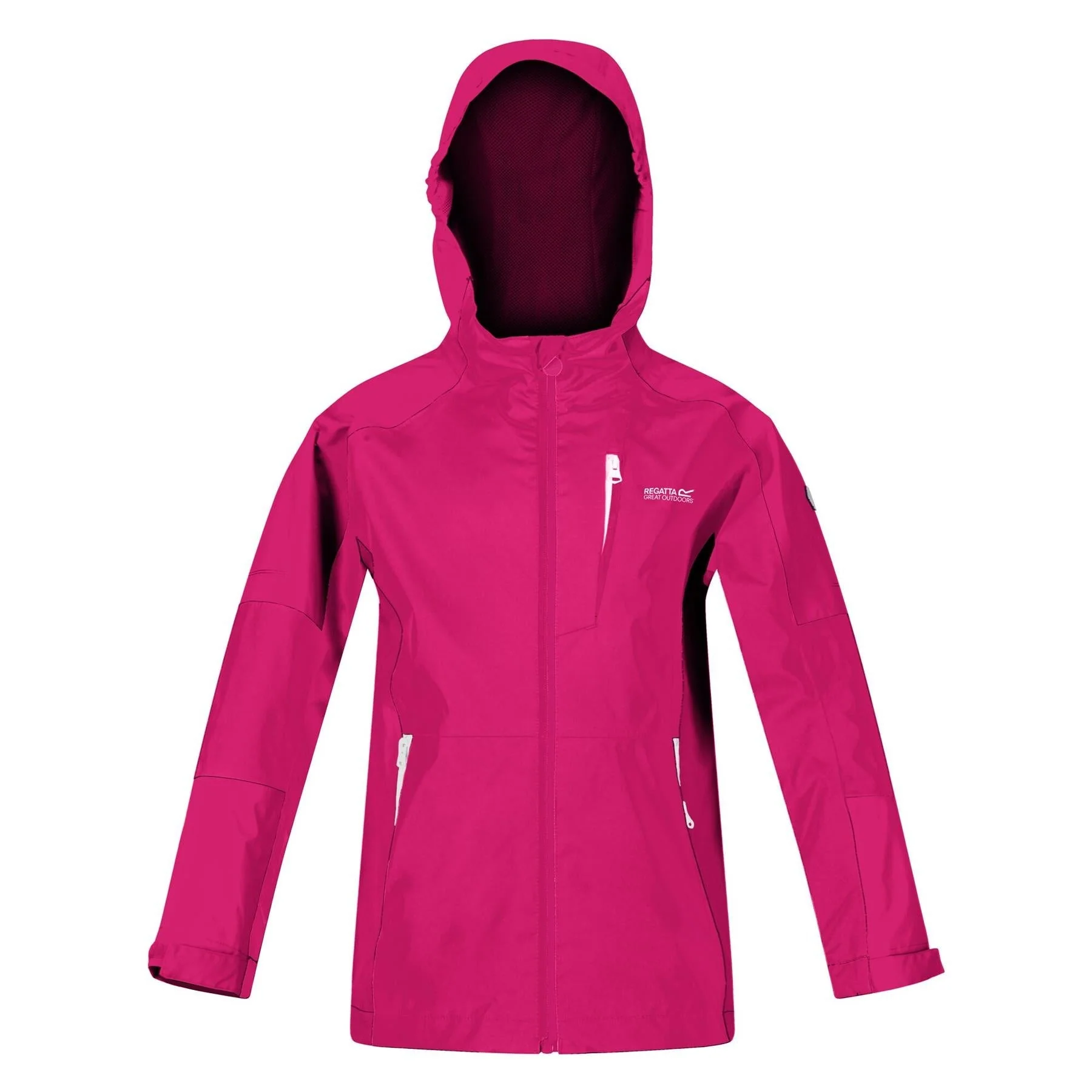 Regatta Kids Calderdale II Waterproof Hooded Zip Pocket Jacket - Image 15