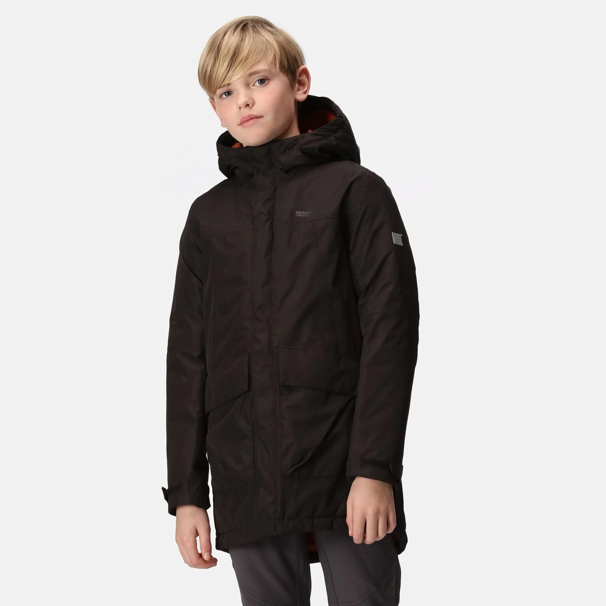Regatta Kids' Farbank Waterproof Jacket - Image 9