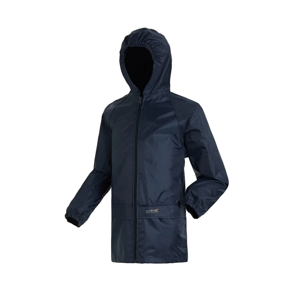 Regatta Kids Navy Stormbreak Jacket & Trousesr Waterproof Suit - Image 3
