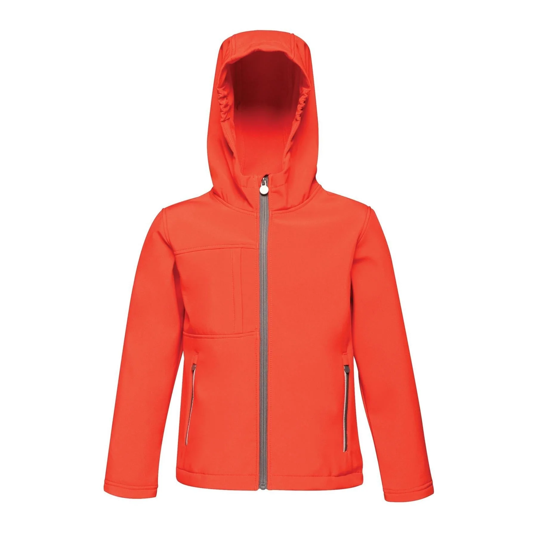 Regatta Kids Octagon Hooded Wind Showerproof Softshell Jacket - Image 2