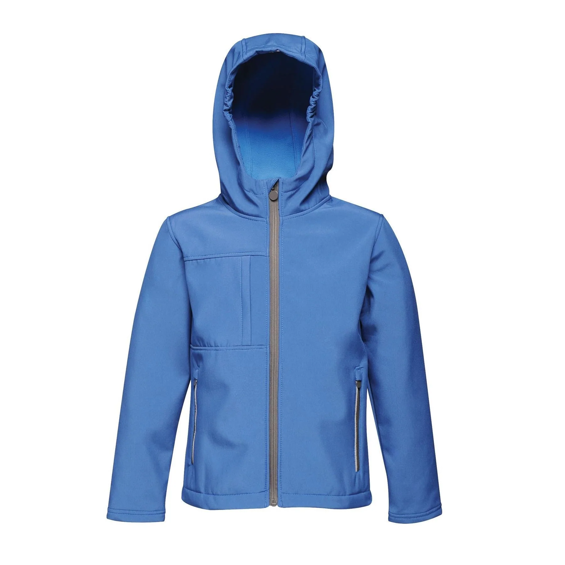 Regatta Kids Octagon Hooded Wind Showerproof Softshell Jacket - Image 3