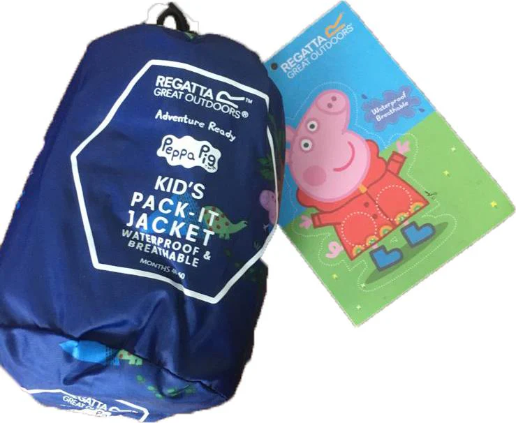 Regatta Kids Pack it Jacket III Lightweight Waterproof Packaway Jacket - Image 29