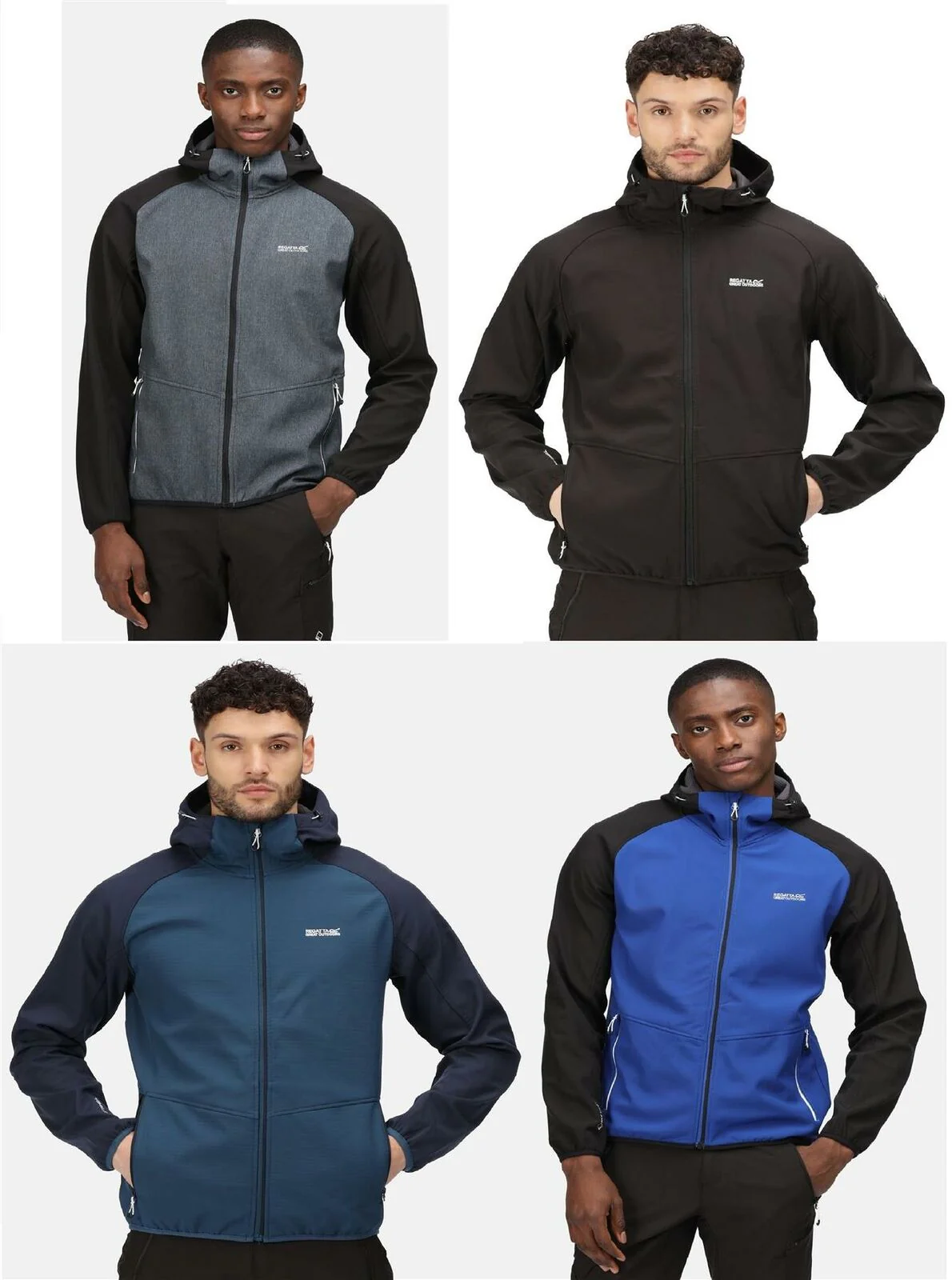 Regatta Mens Arec III Outdoor Hooded Softshell Jacket - Image 16