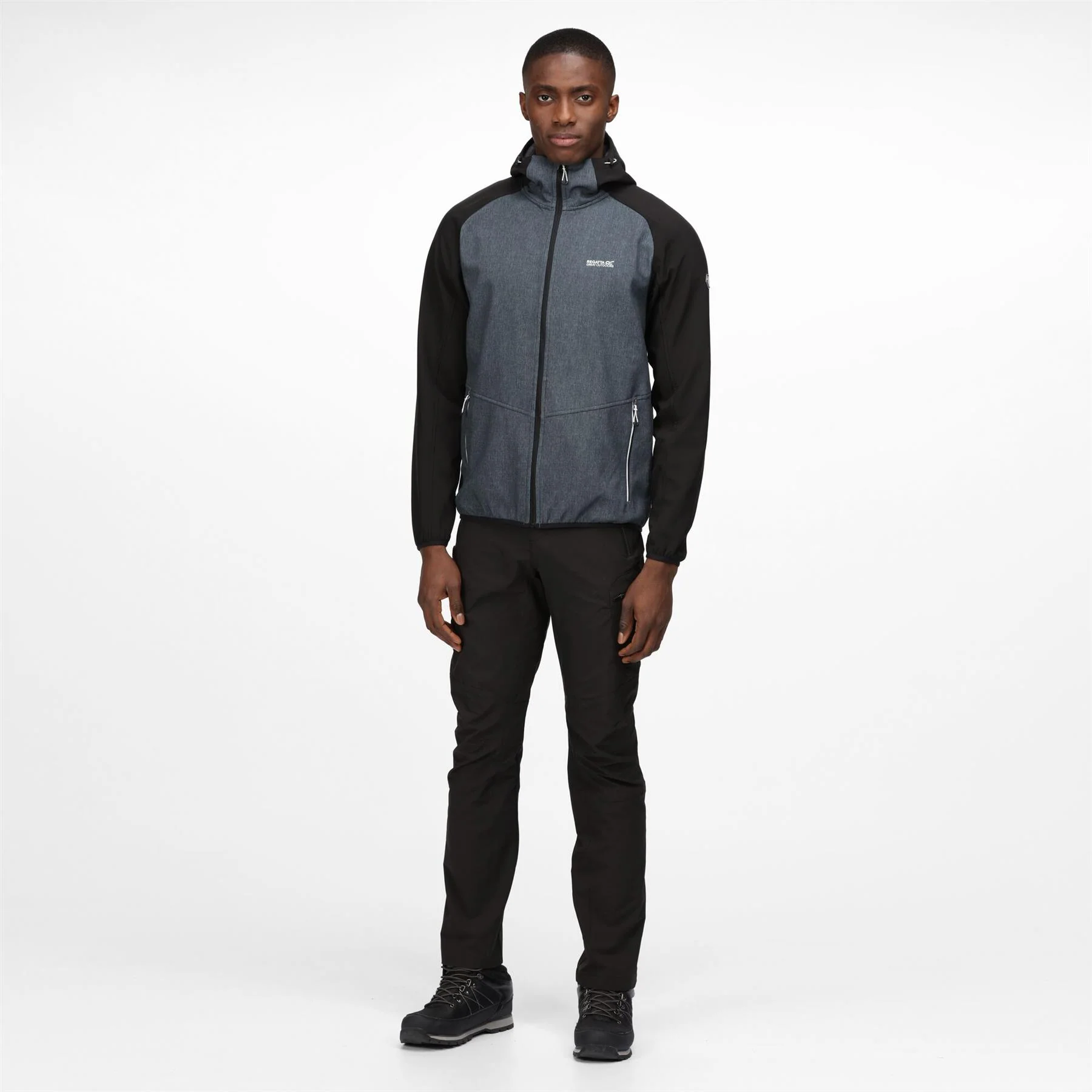 Regatta Mens Arec III Outdoor Hooded Softshell Jacket - Image 17