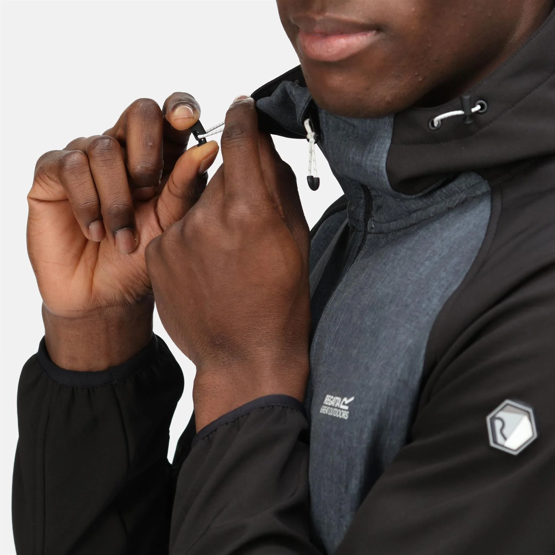 Regatta Mens Arec III Outdoor Hooded Softshell Jacket - Image 19