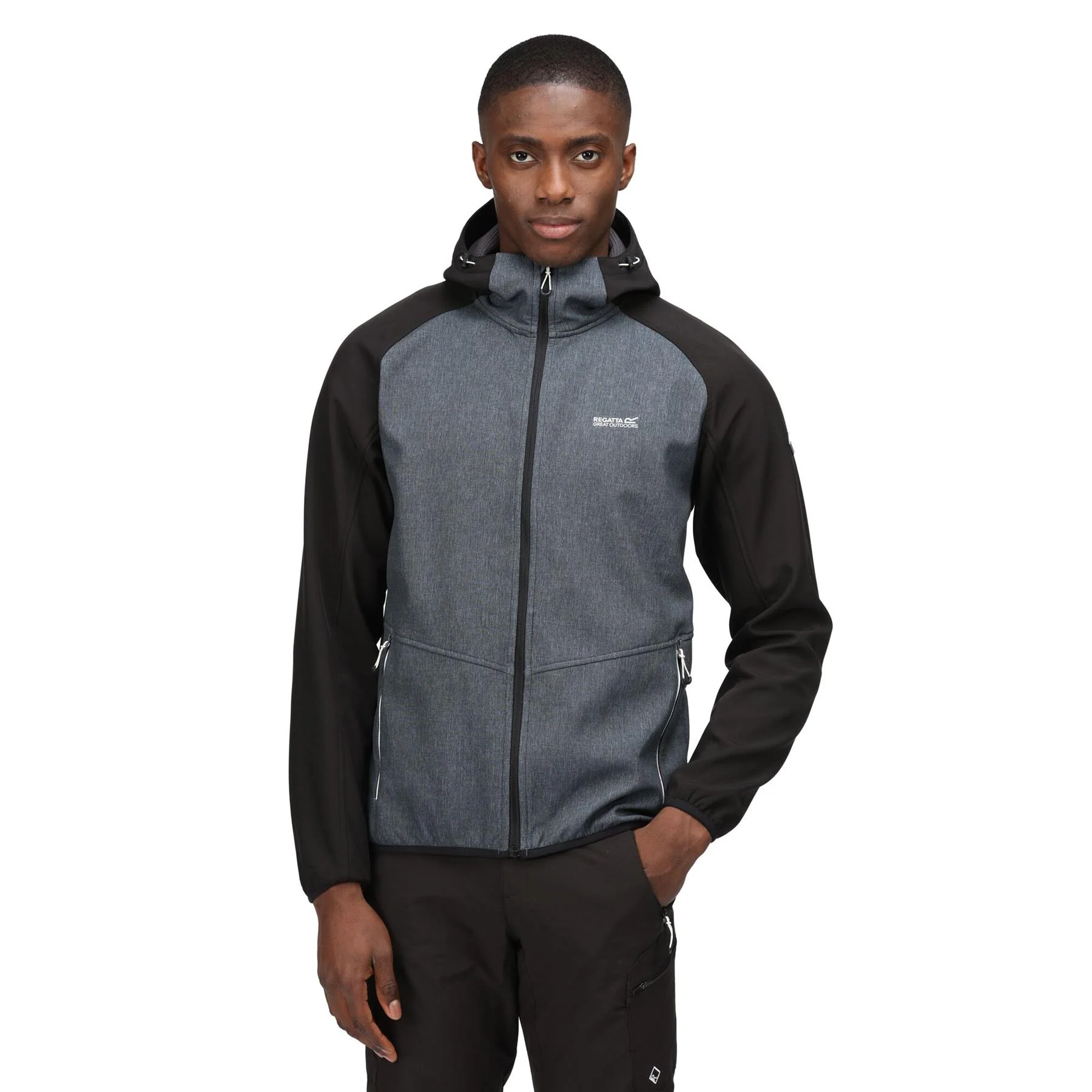 Regatta Mens Arec III Outdoor Hooded Softshell Jacket - Image 20
