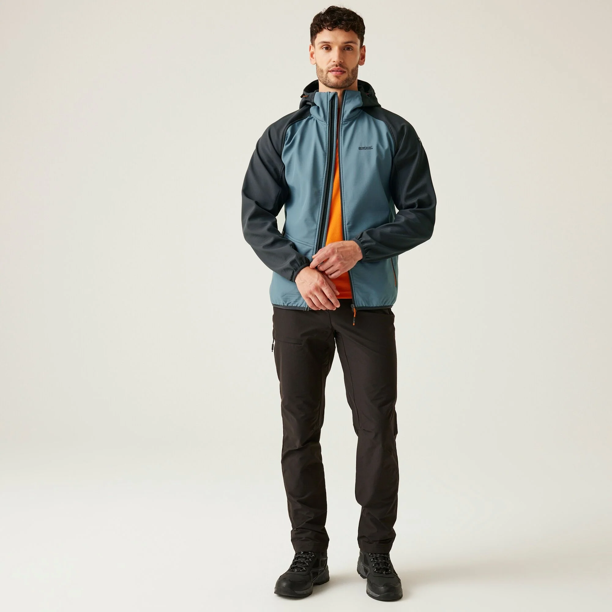 Regatta Mens Arec III Outdoor Hooded Softshell Jacket - Image 43